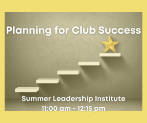 Planning for Club Success